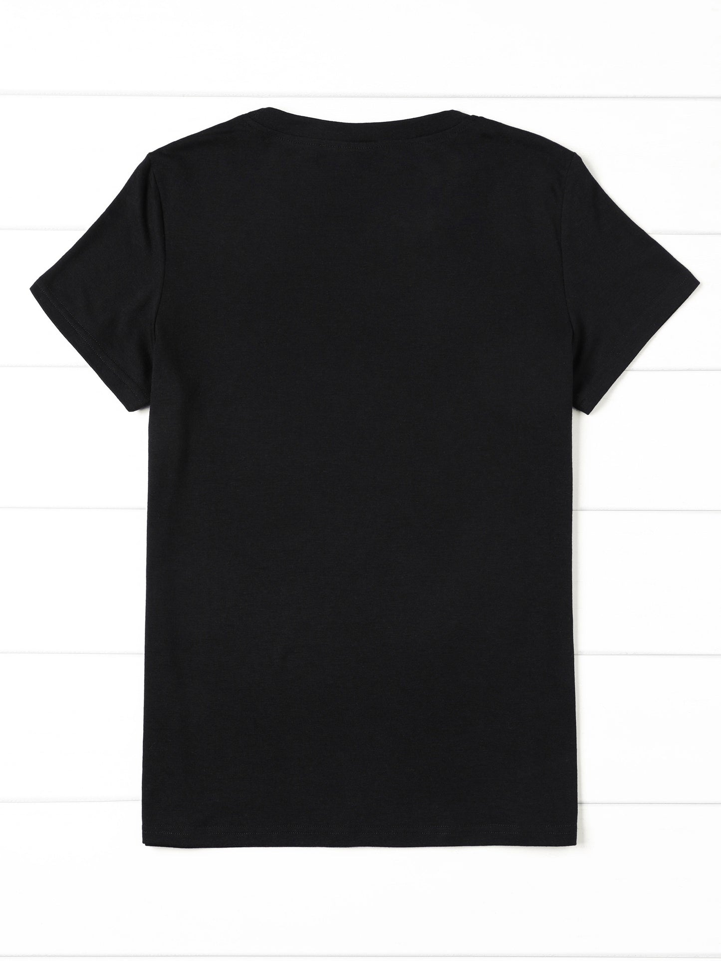 Dog Paw Print T-Shirt, Short Sleeve Crew Neck Casual Top